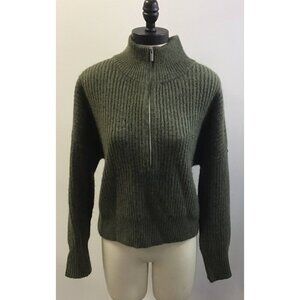 Womans Medium Calvin Klein Green Crop Sweater